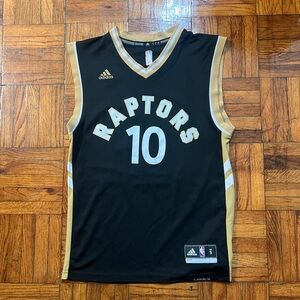 Demar Derozan Toronto Raptors Jersey Black/Gold - Sz S